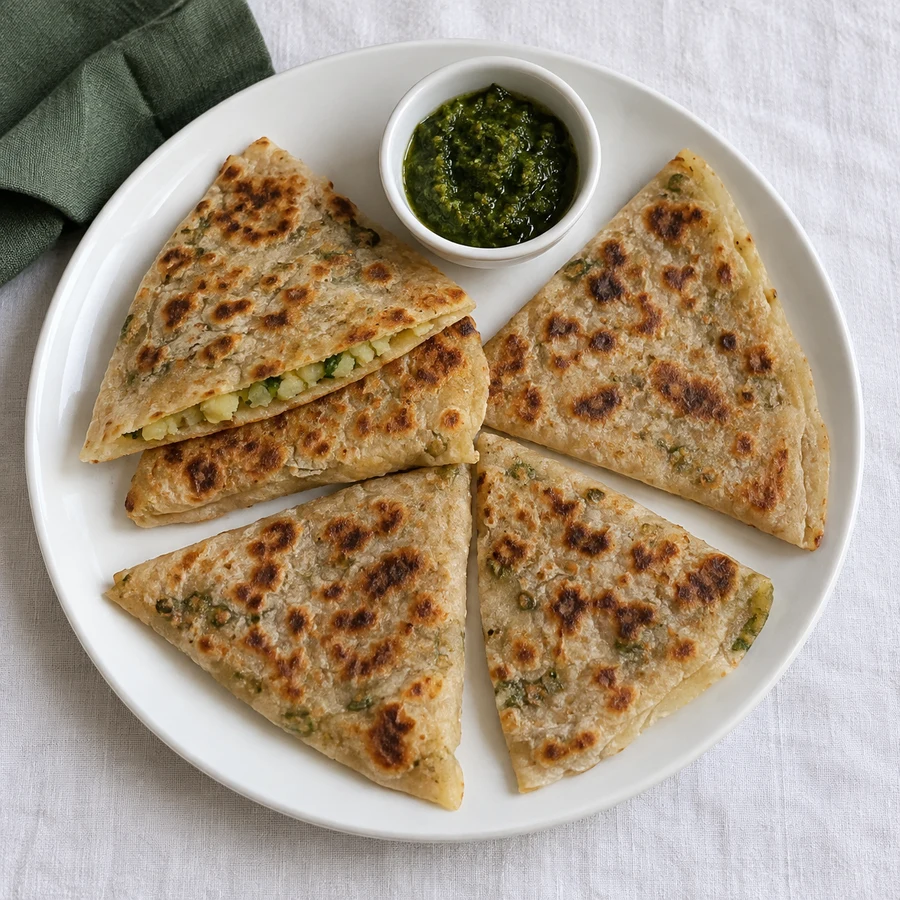 Illustrative image of Afghan bolani served for sharing